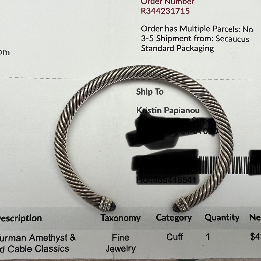 Dvaid Yurman bracelett